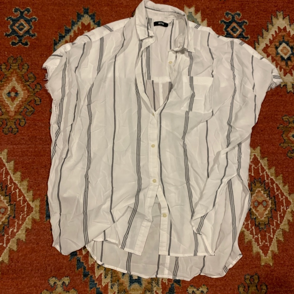 🔥Cute White Button Down
